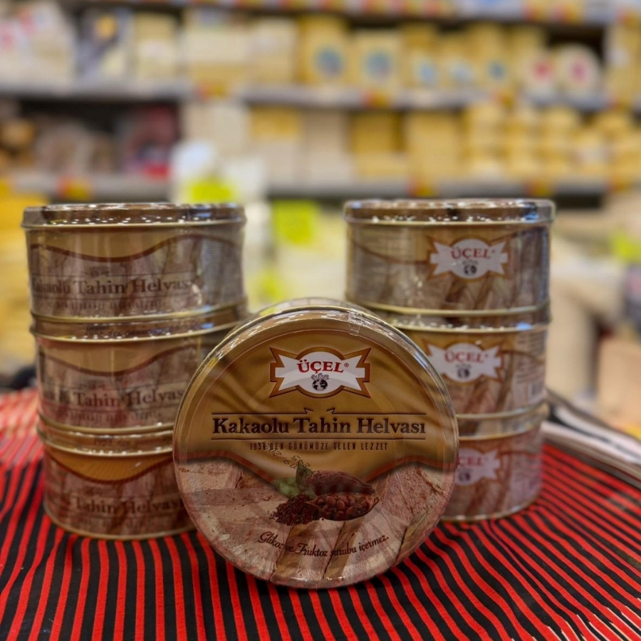 Üçel Kakaolu Helva Teneke Üçel Kakaolu Helva Teneke